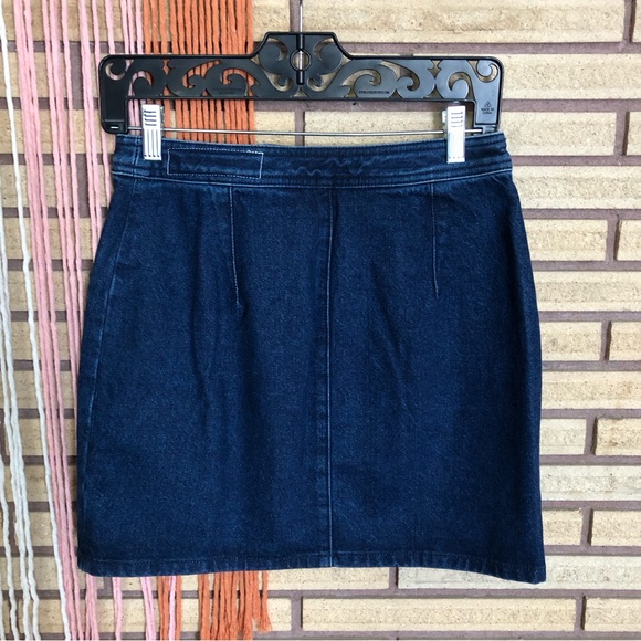 Rag & Bone "Marcy" Racer Miniskirt - Size 26 - Denim Skirt - Jean Skirt - Picture 3 of 12